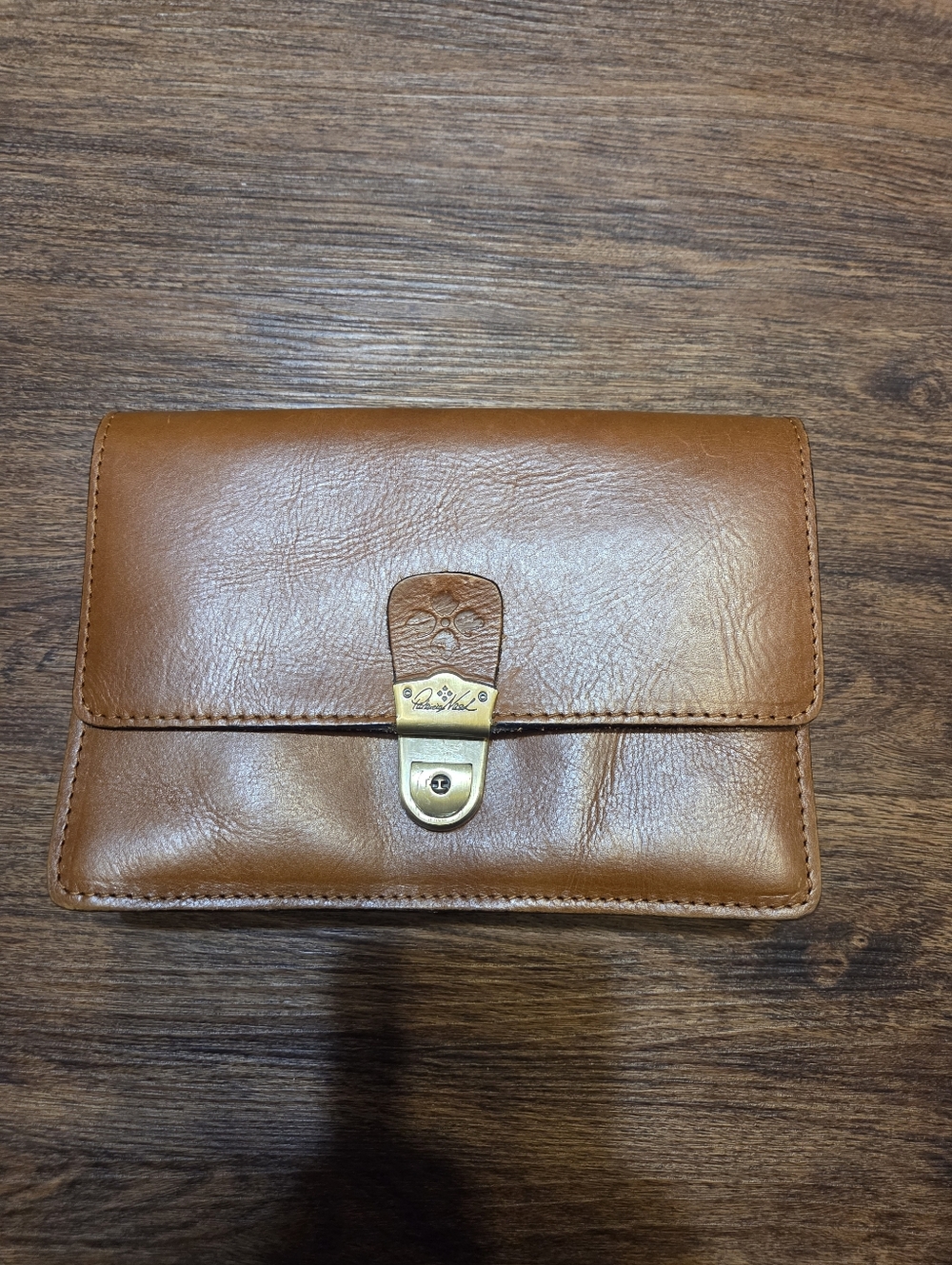 Patricia Nash Brown Leather Lanza Bag No Strap